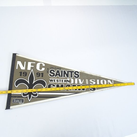 Lot of 5 1990's NFL Football Pennants Packers Panthers Jaguars‎ Bengals Saints - Picture 8 of 10